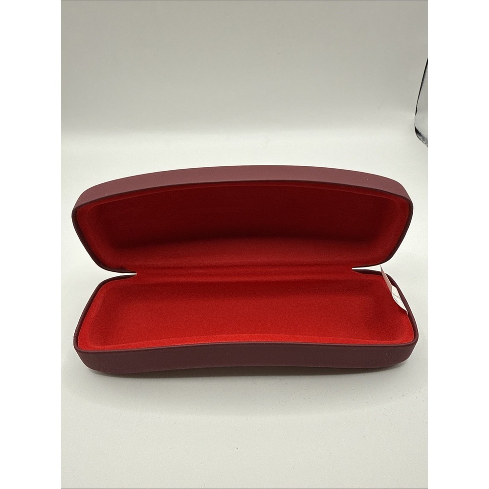 Ray-Ban Case Hard Clam Shell Snap Shut Eye Glass Sunglasses Case Barn Maroon - Picture 3 of 7